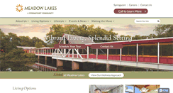 Desktop Screenshot of meadowlakesonline.org